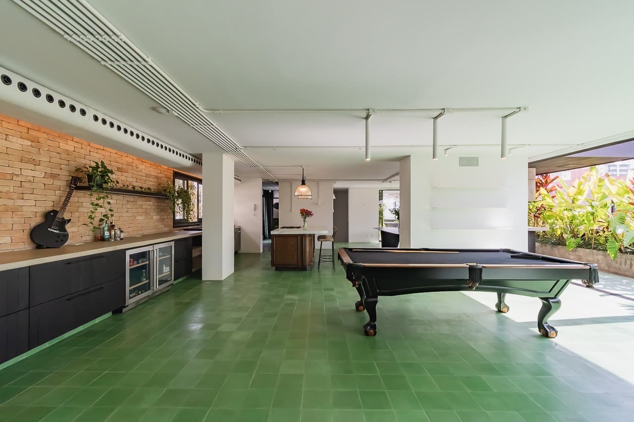 Cobertura no Jardins: reformada com toques únicos.